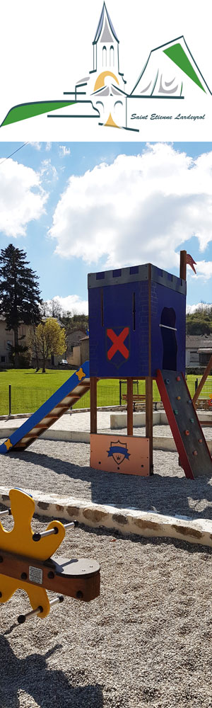 La nouvelle aire de jeux du bourg pour les enfants